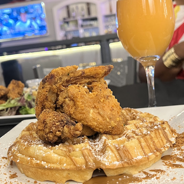 Biscoff Waffles and Chicken