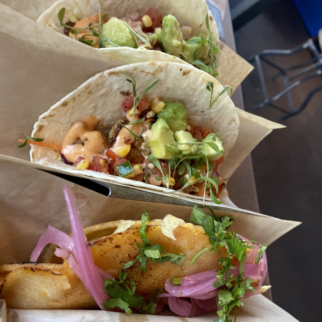 Birria Taco and Mexican Shrimp Tacos