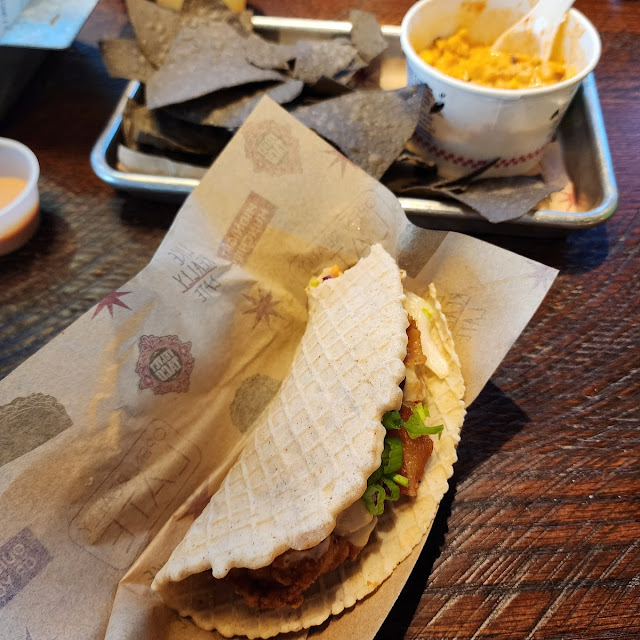 Chicken and Waffle Taco