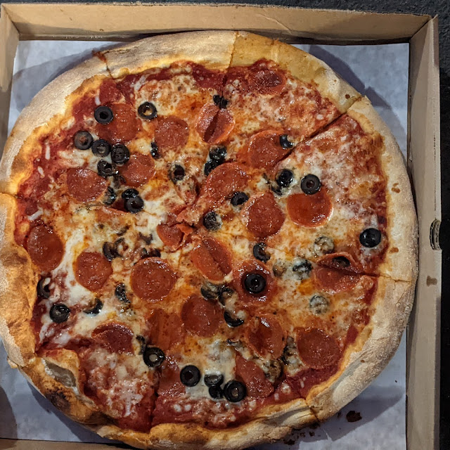 Pepperoni and Olives Pizza