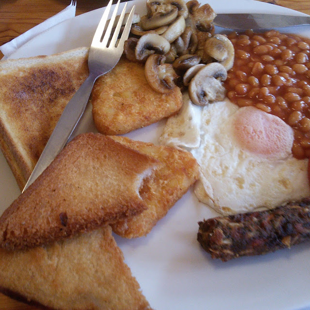 Traditonal English Breakfast Vegetraian Version
