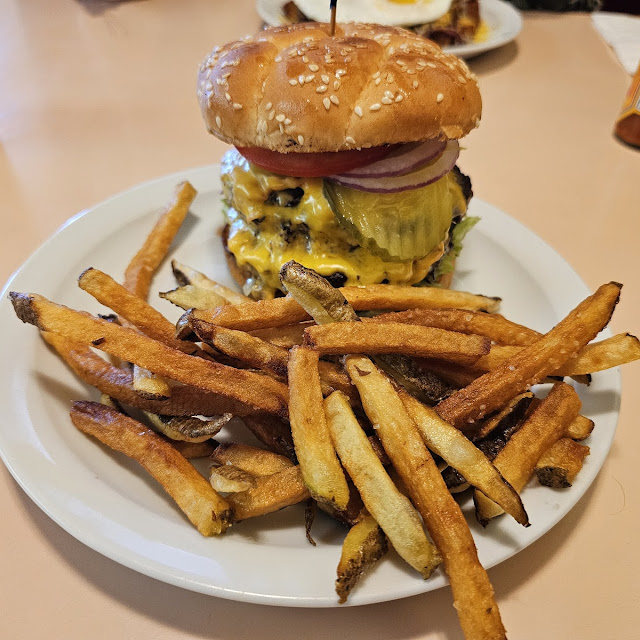 Double Cheeseburger and Fresh Cut Fries