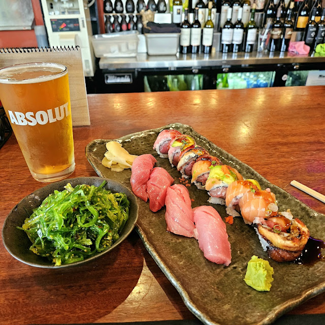 Tiger Roll and Bluefin Nigiri