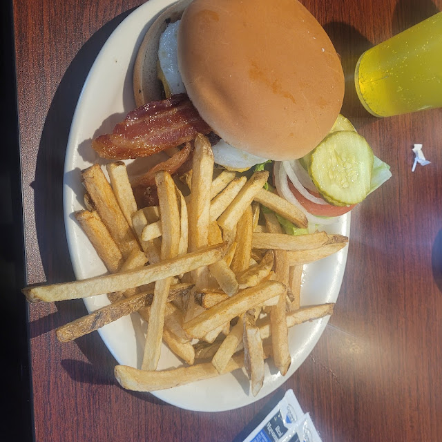 Barnyard Burger and Fries