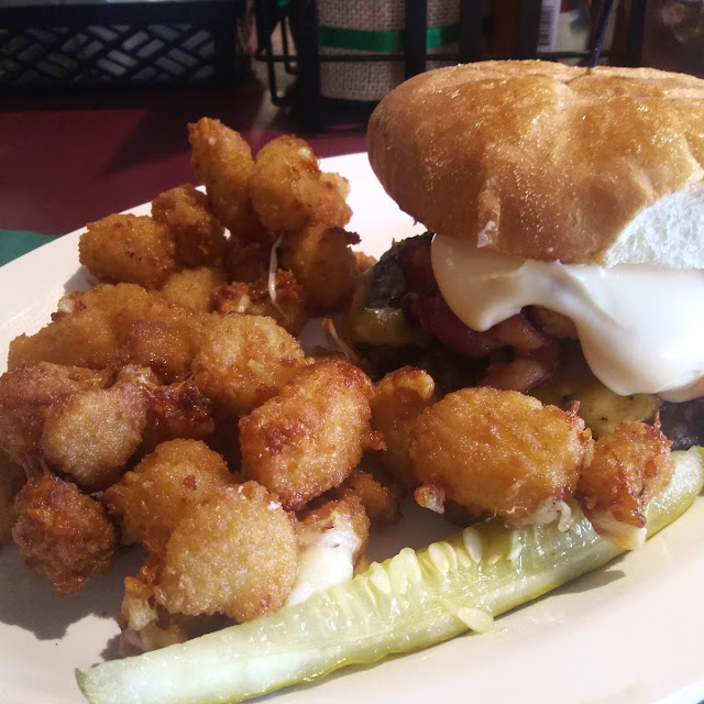 Cheese Curd Burger