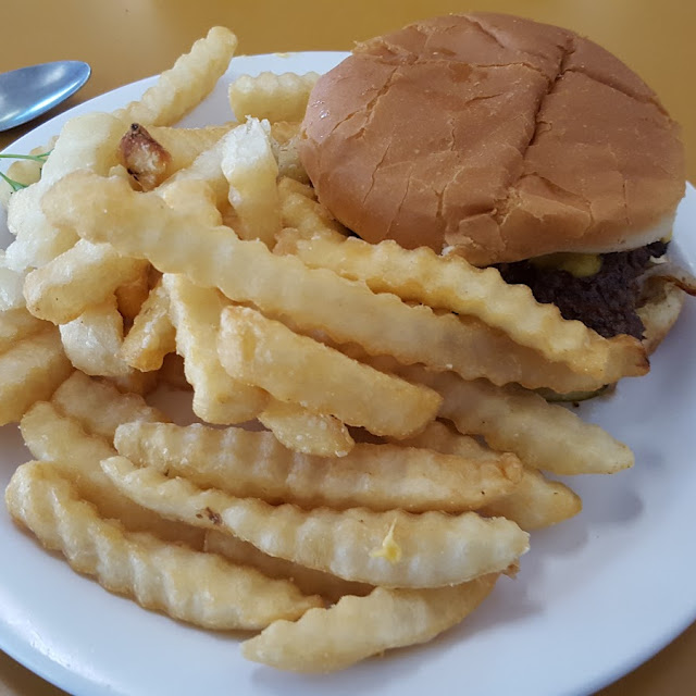 Double Cheeseburger and Fries