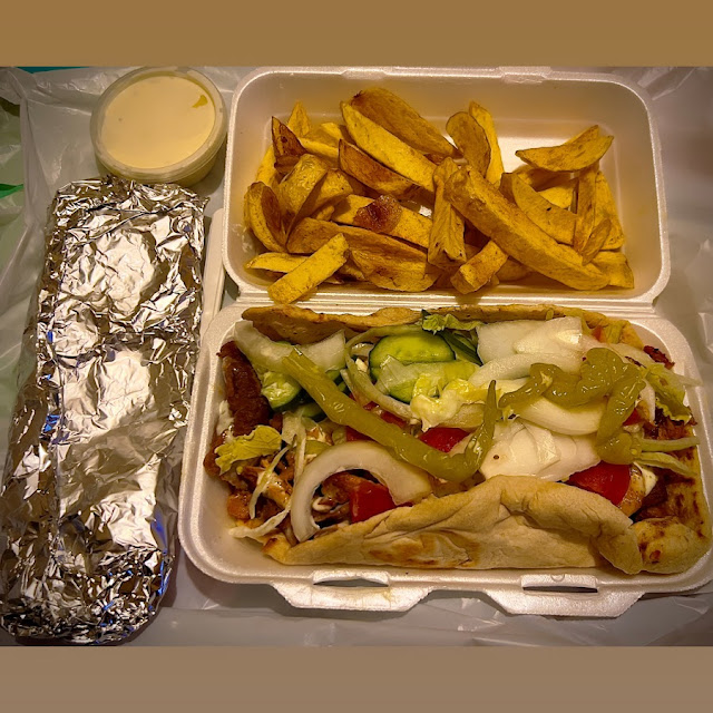 Kebab with Chips