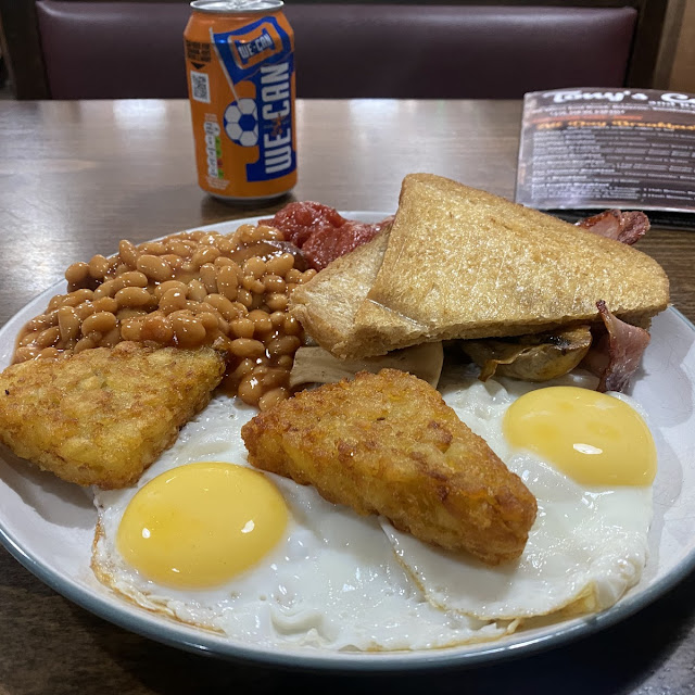 Double Egg Chips & Beans