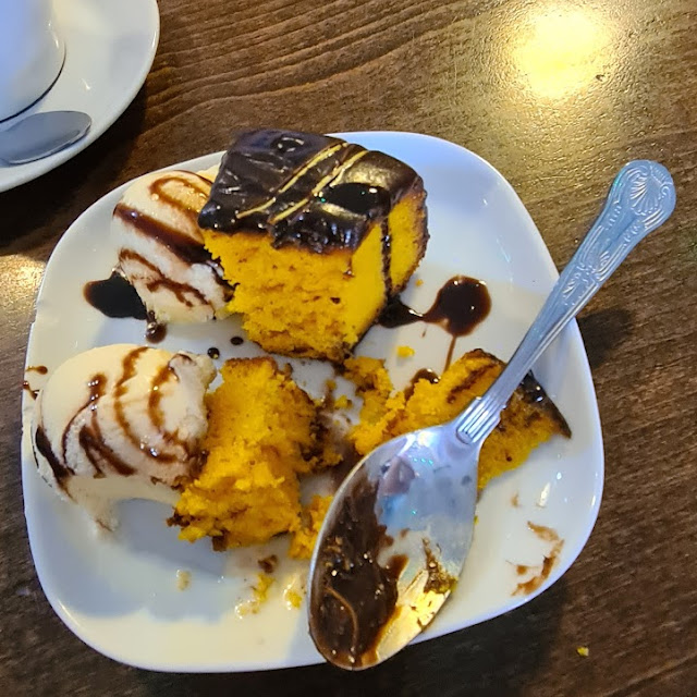 Chocolate Orange Cake Slice