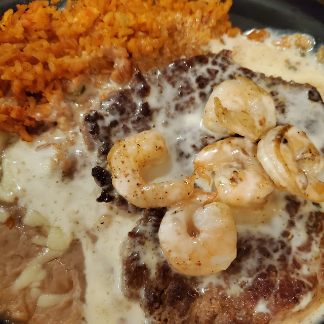 Ribeye Steak and Shrimp