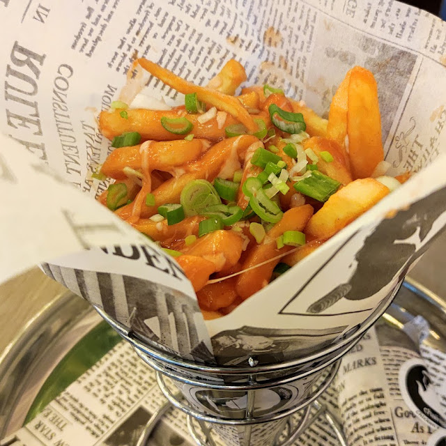 Masala Chips and Chicken Kebab Roll