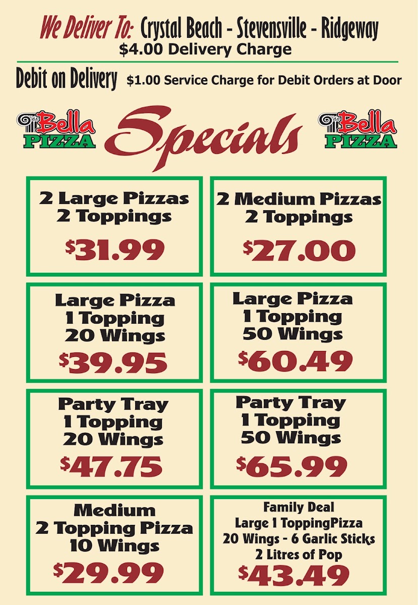 Bella Pizza - ON L0S 1N0 - Photo 4