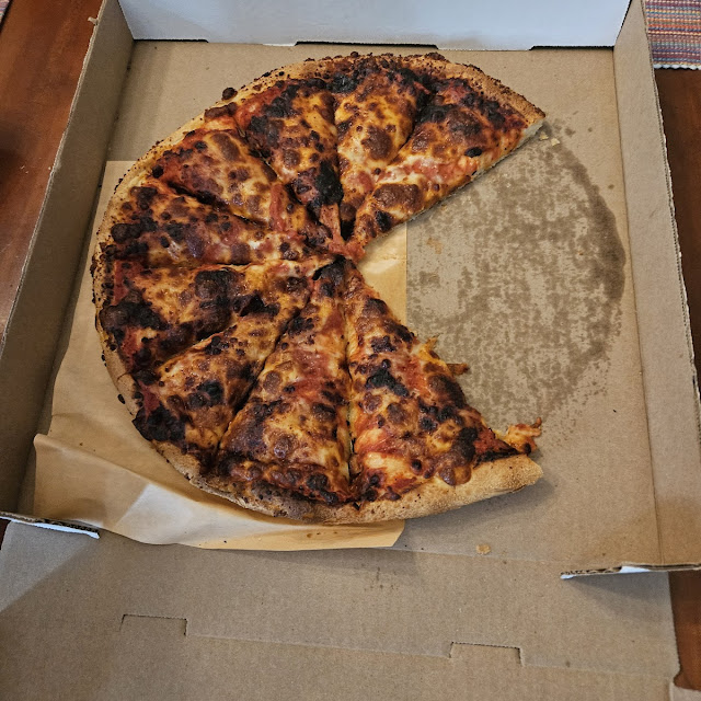 Cheese Pizza Did not Request It Charred