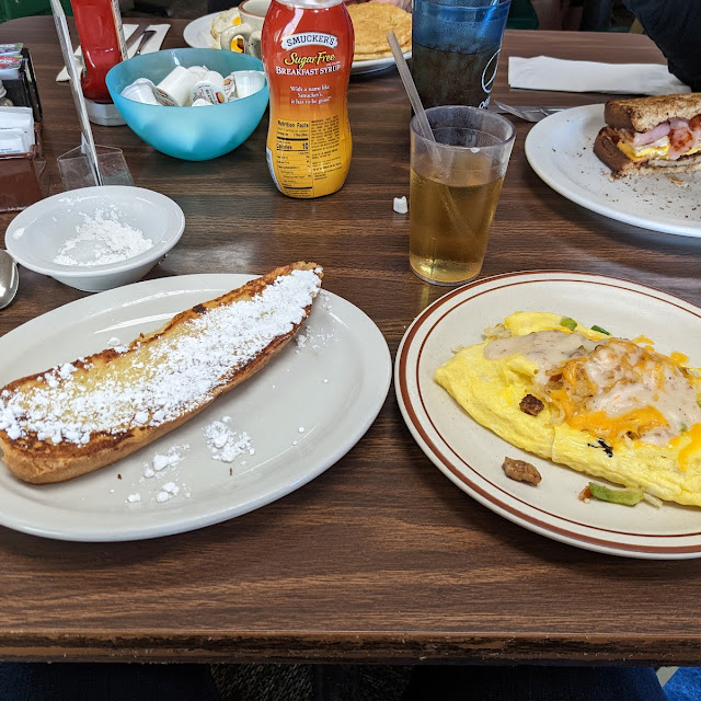 French Toast and Country Omelette