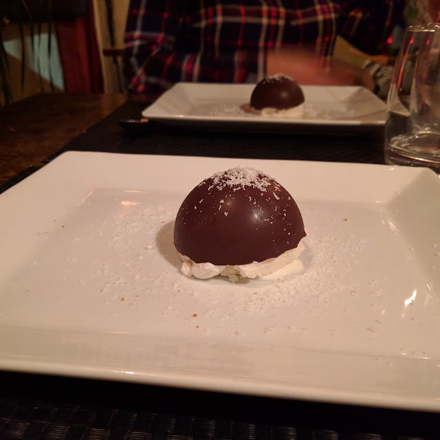 Dome Chocolate Coconut and Meringue