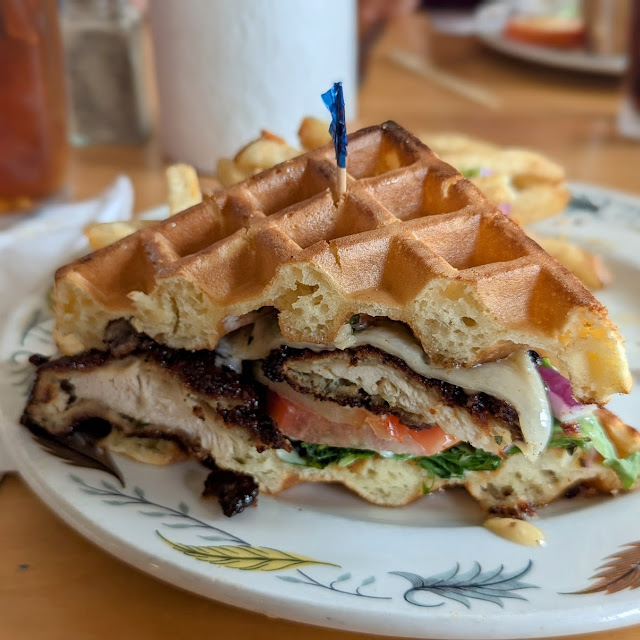 Chicken Waffle Sandwich