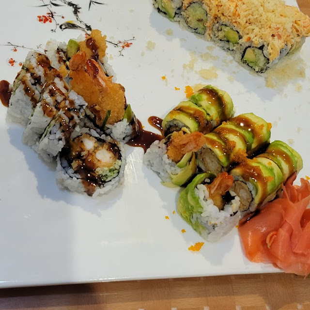 Shrimp Tempura Roll Spicy Crab Roll