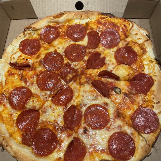 Pizza with Pepperoni and Bacon