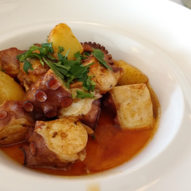 Pulpo a La Gallega - Poached Octopus Marinated in Olive Oil and Paprika