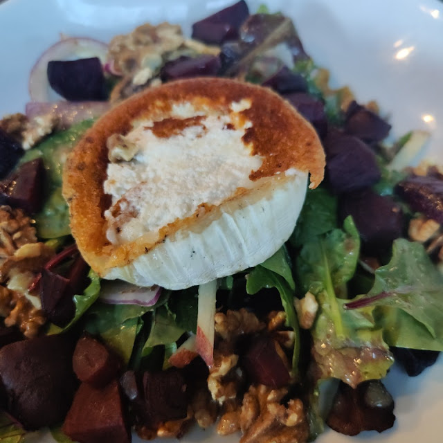 Warm Goats Cheese Salad