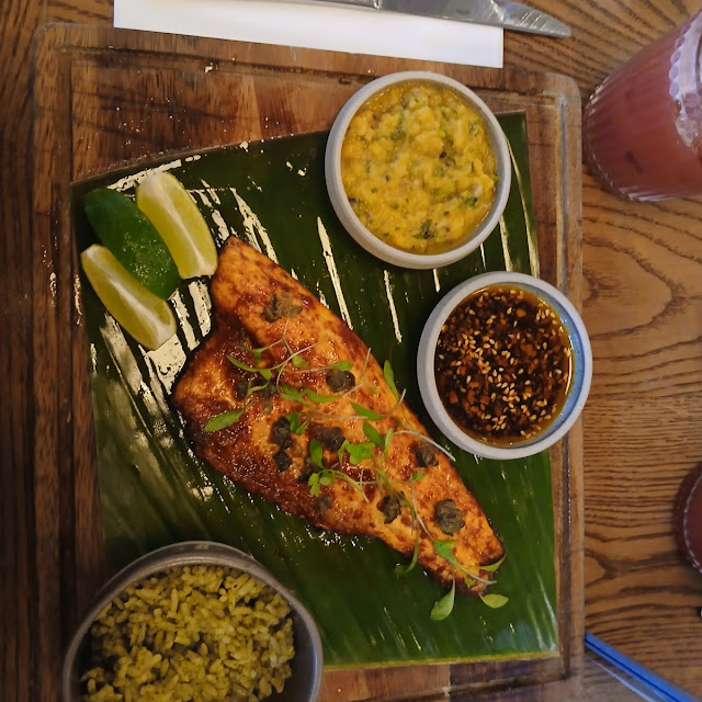 Grilled Whole Achiote Seabass