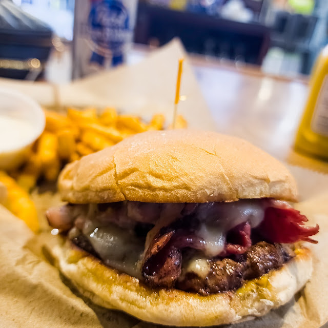 Miscues Burger and Fries