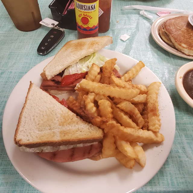 Fried Bologna Sandwich
