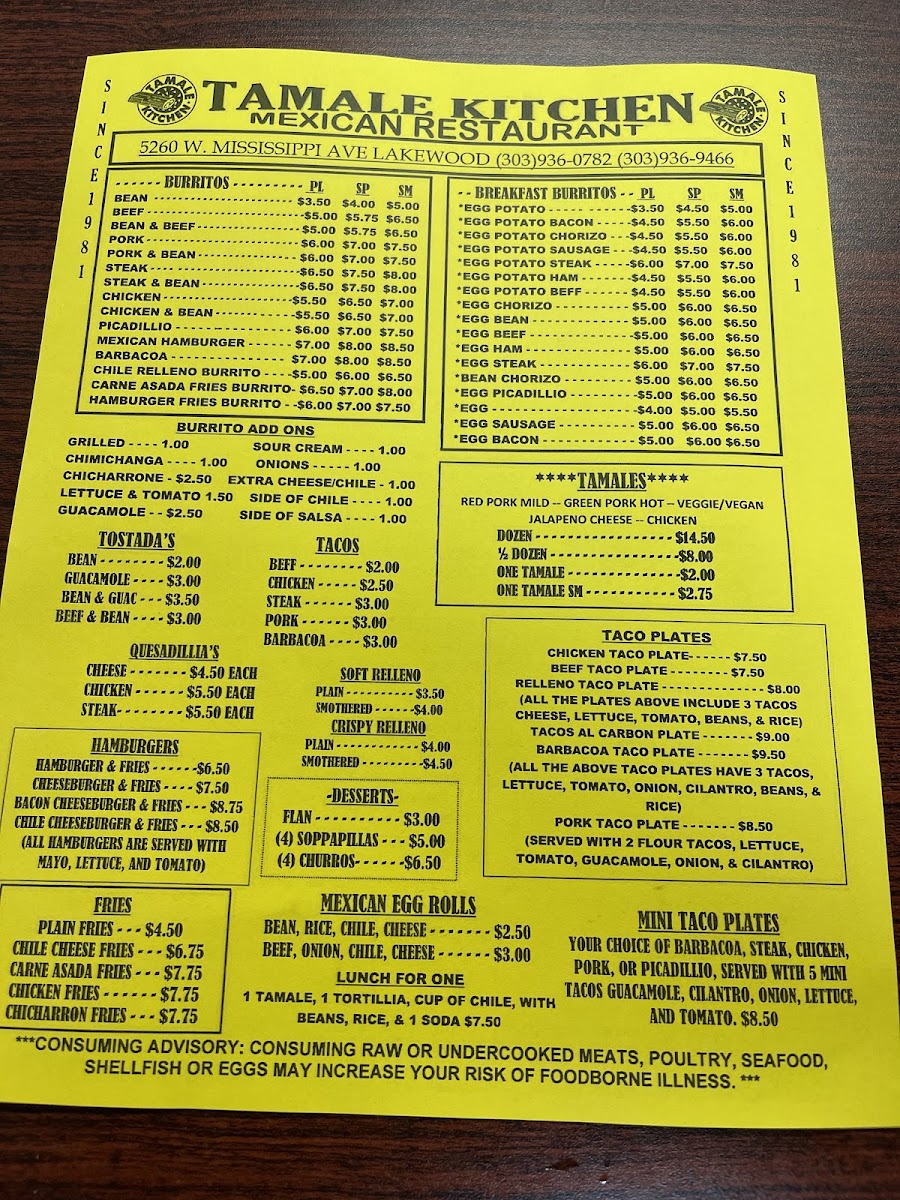 Menu Photo 0