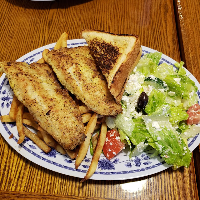 Pickerel & Salad