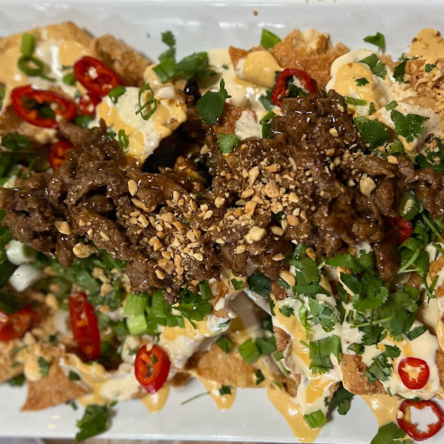 Korean Wonton Nachos