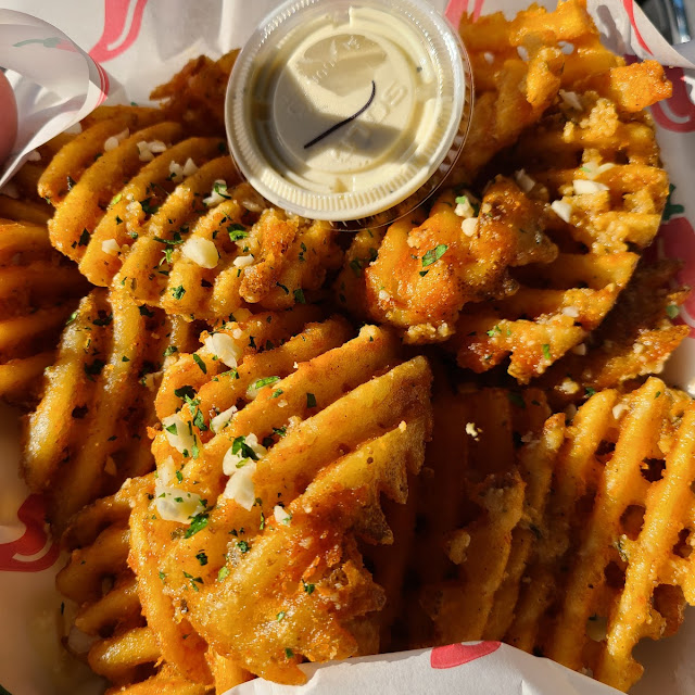 Garlic Waffle Fries
