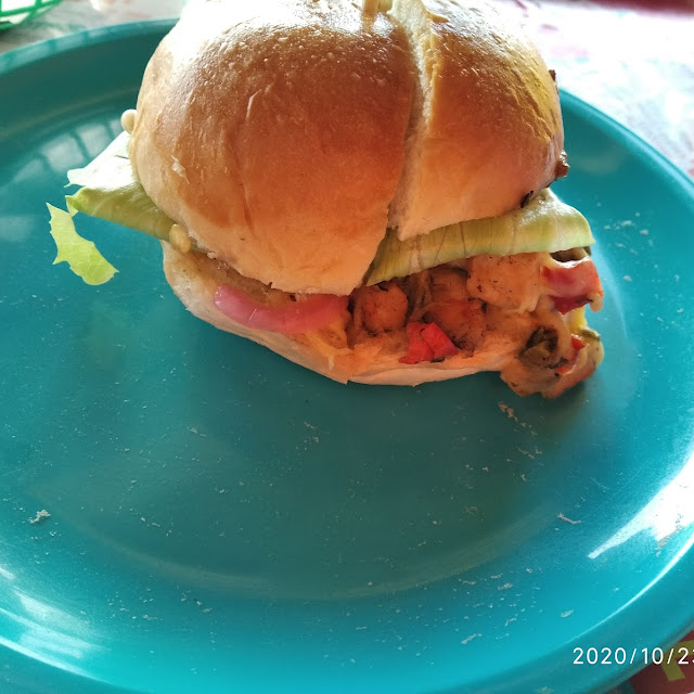 Hamburguesa de Camaron