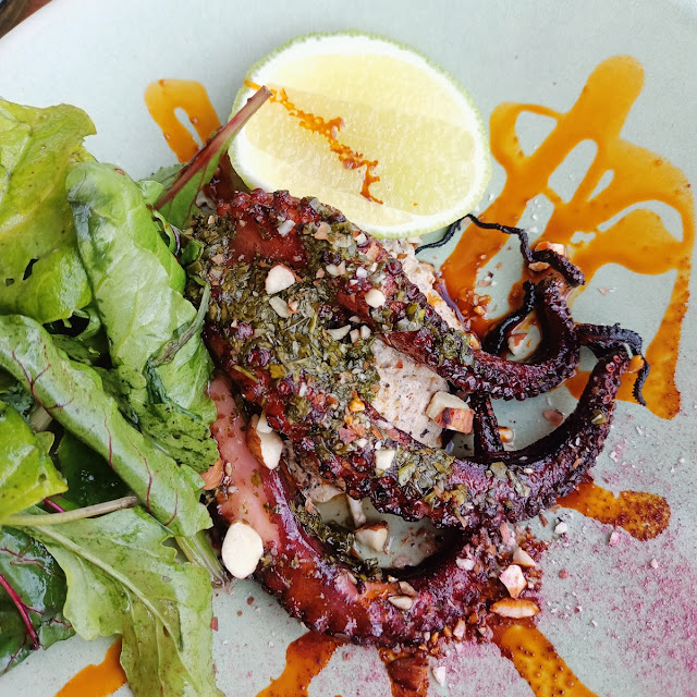 Wood-Fire Octopus
