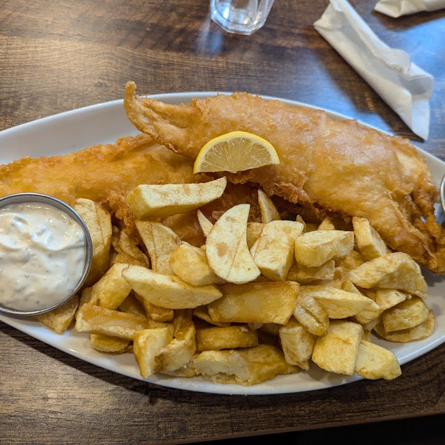 Fish and Chips with Curry Sauce