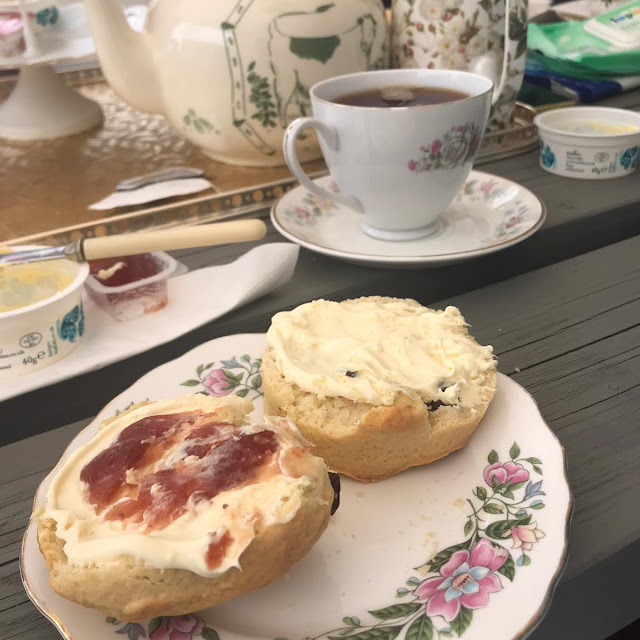 Tea with Scones and Cream