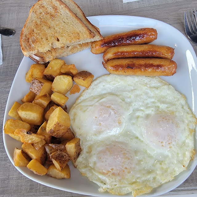 Eggs Sausages Home Fries