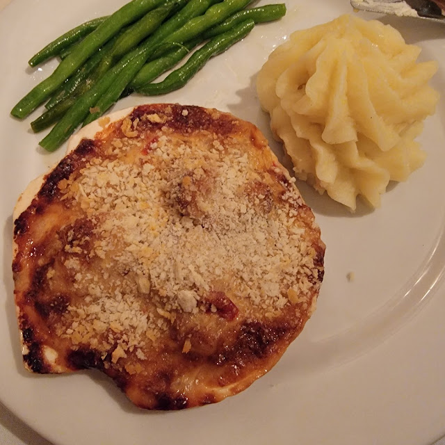 Brick Chicken and Scalloped Potatoes