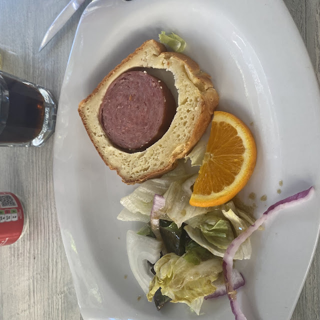 Sausage in Brioche
