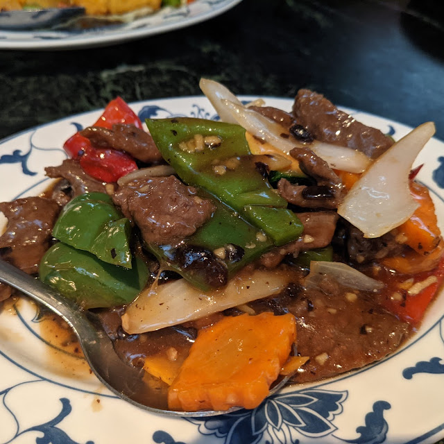 Stir Fried Roasted Duck in Black Bean Sauce