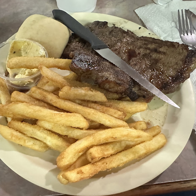 8oz Ribeye with Fries