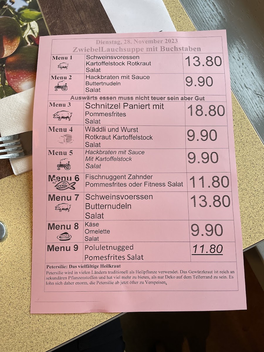 Menu Photo 0