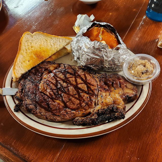 Prime Rib Steak Dinner