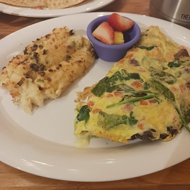 Omelets with Mash Potatoes