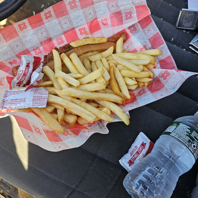 Chili Dog and Fries
