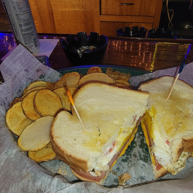 Fried Bologna Sandwich