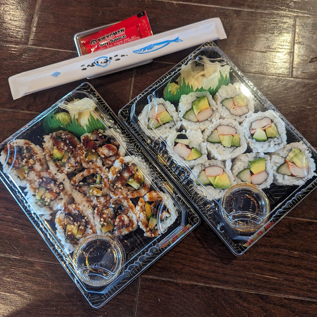 Eel Roll & California Roll Togo