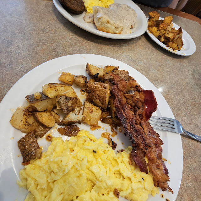 2 Eggs Bacon Home Fries and Toast