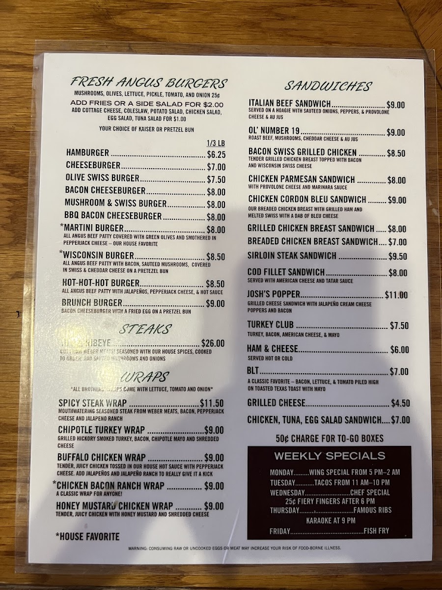 Menu Photo 0