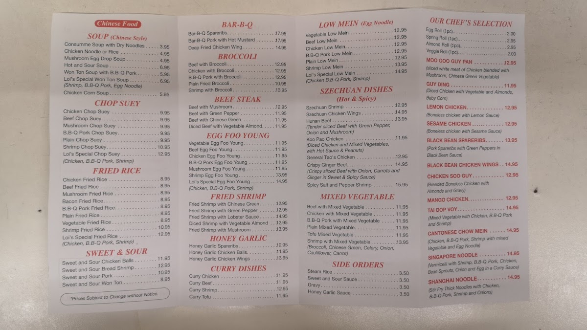 Menu Photo 0