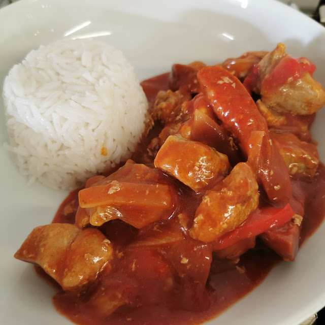 Pork and Chorizo Stew